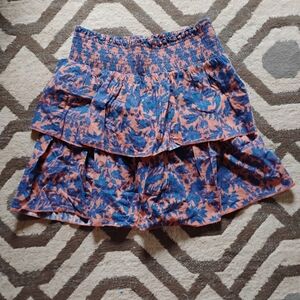 Orange And Blue Skirt Size Large
